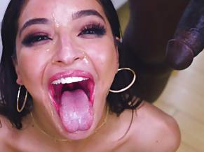 Emily Willis gets facialed by Rob Piper and Jax Slayher