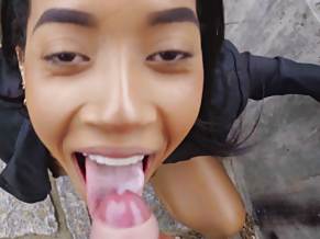 Linda Baker gets sperm in her mouth after pussy fucking